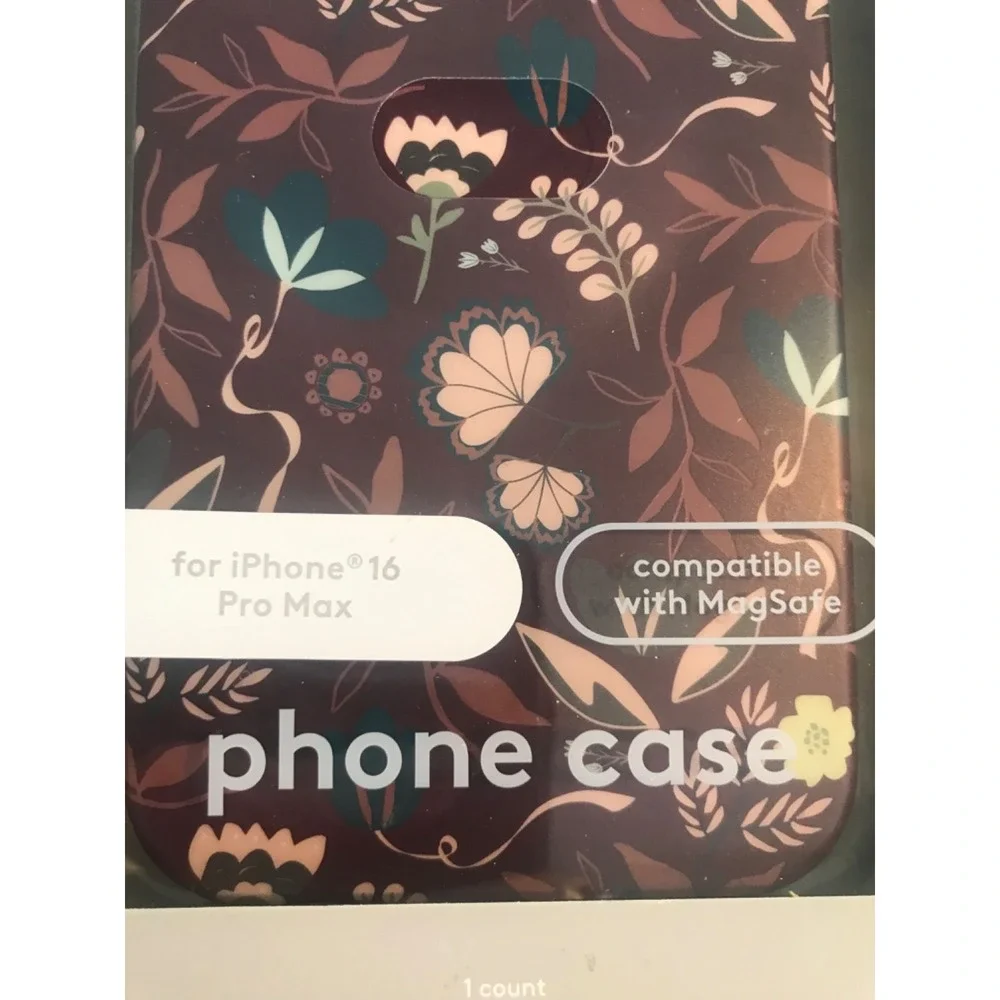 Heyday Artist Series Case For Apple iPhone 16 Pro Max- Floral Compatible Mag Saf